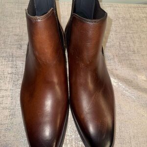 Nordstrom Brown Leather Chelsea Boots